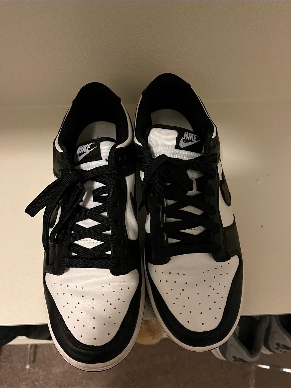 Nike Black and White Low-Top Sneakers